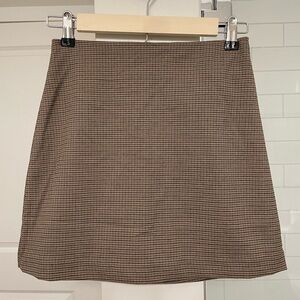 NWT H&M Houndstooth Mini Skirt
